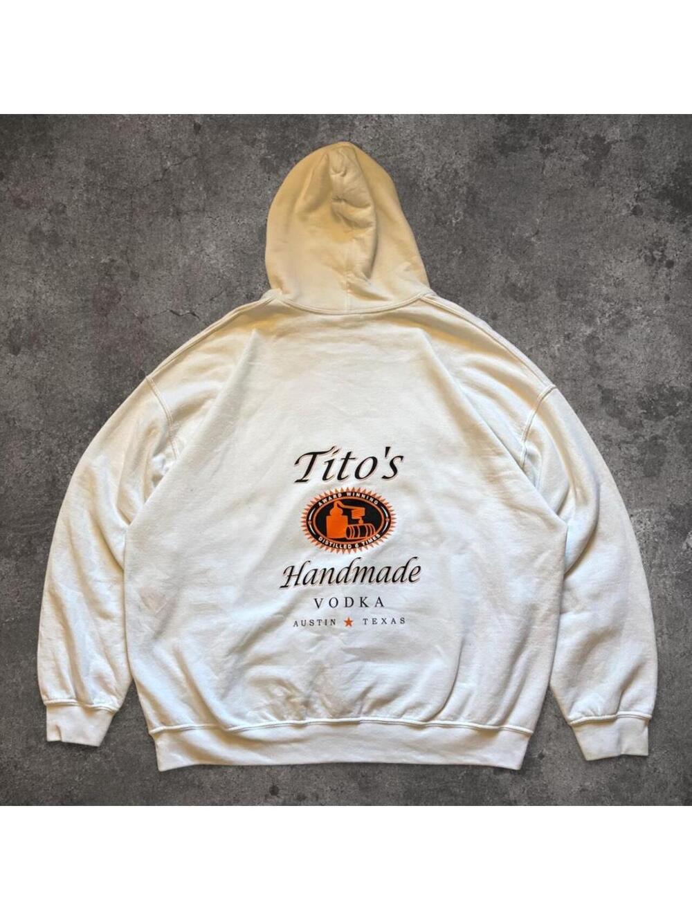 Gildan Men's White and Grey Hoody